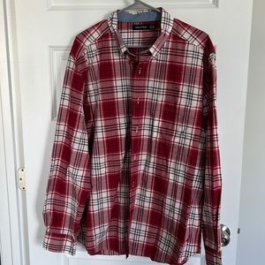 Size XL nautica red and blue button down
